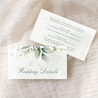 Elegante Eucalyptus Deixa Casamento Dourado Verde