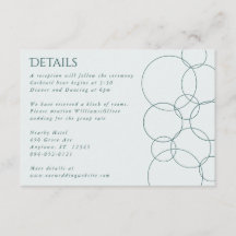 Elegante Moderno Bolhas Geométricas e Teal Escuro