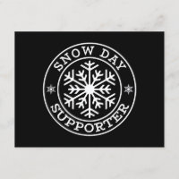 Engraçado Apoiador do Dia da Neve Professor Estuda