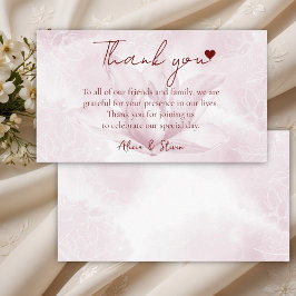 Cartão De Informações Eretro Magnolia Flower, Obrigado