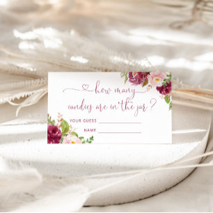 Cartão De Informações Espelho cor-de-rosa, cor-de-rosa, adivinhem quanto