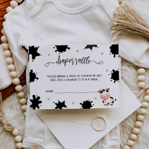 Cartão De Informações Espingarda de fralda de cor da água da vaca sagrad