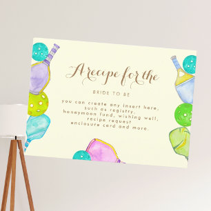 Cartão De Informações Esportes de Lover Aquarela Pickleball Themed Brida