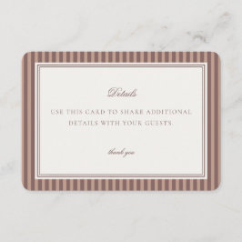 Cartão De Informações Espresso Martini Love Brewing Details Card Insert