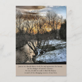 Cartão De Informações Estações Inspiradoras de Nossas Vidas