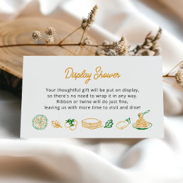 Cartão De Informações Este é um Chá italiano mais russo