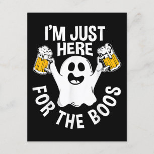 Cartão De Informações Estou aqui para os Boos