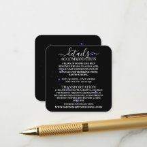 Estrelas Roxas Personalizadas com Detalhes Pretos
