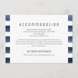 Cartão De Informações Estrias náuticas de marinhos de aquarelas