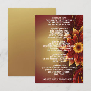 Cartão De Informações Eternal Bloom: Uma Celebração do Amor por Eterno