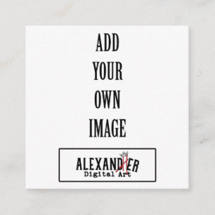 Cartão De Informações Etiqueta de 2,5x2,5" ou