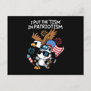 Cartão De Informações Eu Coloquei o Tismo no Águia Atlética Patriotismo