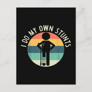 Cartão De Informações eu faço minhas próprias acrobacias