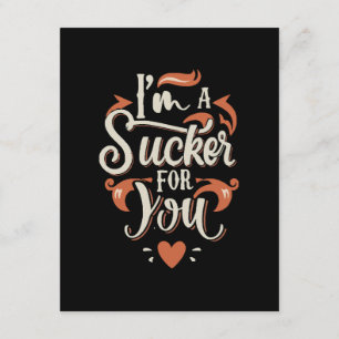 Cartão De Informações Eu sou um Sucker para você