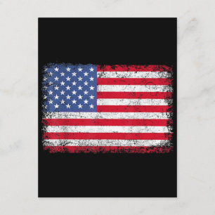 Cartão De Informações EUA Bandeira Patriótica Americana Para Homens Meni