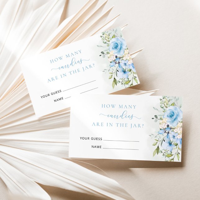 Cartão De Informações Eucalipto azul-flaoral adivinha quantos canais (Criador carregado)