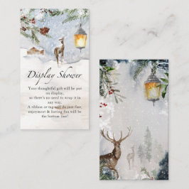 Cartão De Informações Evergreen display schouwer