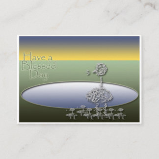 Cartão De Informações Exibição de Caixa de Madeira