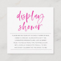 EXIBIR CHÁ - INSERIR PINK