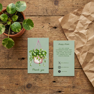 Cartão De Informações Fábrica De Manobra Por Aquarela Obrigado