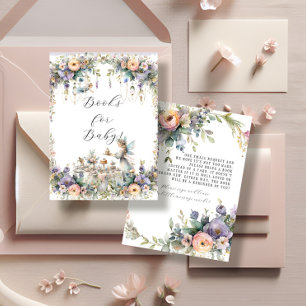 Cartão De Informações Fada Fada Encantada, Tea Party, Livros Florais par