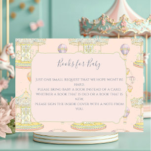 Cartão De Informações Fairytale Vintage Amusement Park