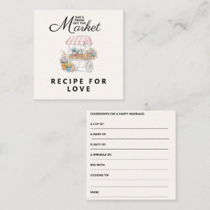 Cartão De Informações Fantasia Chique Bridal Shower Recém Chegada Ao Mer