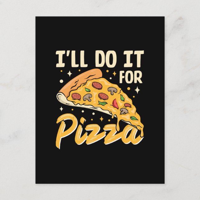Cartão De Informações Farei por Pizza (Frente)