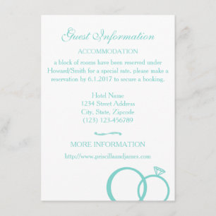 Cartão De Informações Fazemos Casamento