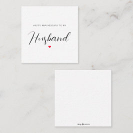 Cartão De Informações Feliz Aniversário Ao Meu Marido 