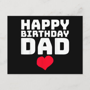 Cartão De Informações Feliz Aniversário Pai