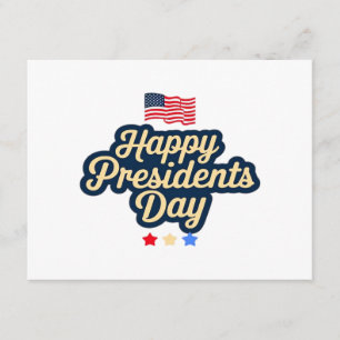 Cartão De Informações Feliz Clássico do Dia dos Presidentes