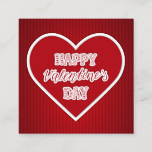 Cartão De Informações Feliz dia de os namorados vintage