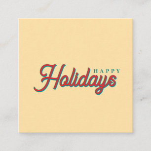 Cartão De Informações Feliz Natal Clássico Único Minimalista Simples