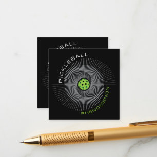 Cartão De Informações Fenômeno do Pickleball Galáxia