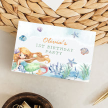 Festa de primeiro aniversario de Sereia