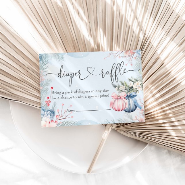 Cartão De Informações Festa de Revolução do Gênero de inverno Raffle Fra (Criador carregado)