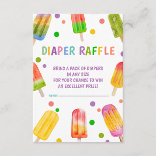 Cartão De Informações Festa de verão do Sorvete de picolé