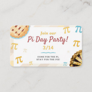 Cartão De Informações Festa do Dia do Pi – Venha pelo Pi, Fique pela Tor