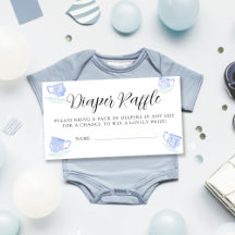 Festa do Tea China Lace Chá de fraldas Raffle