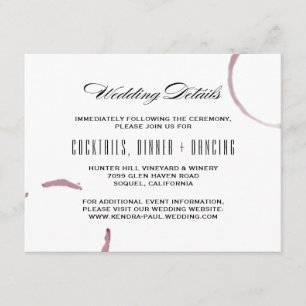 Cartão De Informações Ficha de informações do vinhedo de vinhas