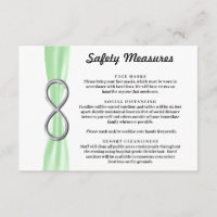 Fita Verde Medidas de Segurança Infinito Prata