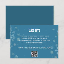 Floco de neve elegante Blue de inverno | Sítio Web