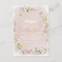 Flor Floral Frame Diapper Raffle