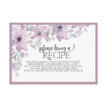 Floral de Primavera elegante Traga Uma Receita