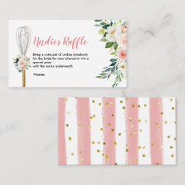 Cartão De Informações Floral rosa para ser arrancado desacorda desmorona