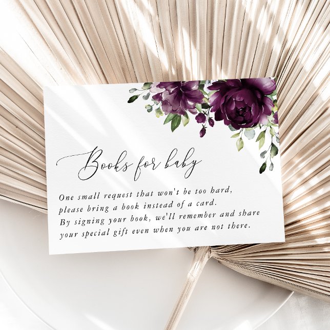 Cartão De Informações Flores Roxas, Flores De Ameixa, Boho, Livros Para  (Criador carregado)