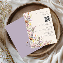 Flores Silvestres Elegantes Lavanda, Rosa e Creme