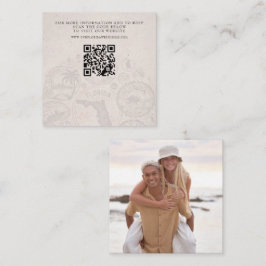 Cartão De Informações Florida Passport Wedding QR
