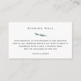 Cartão De Informações Folhagem Botânica Natural Vingando Bem